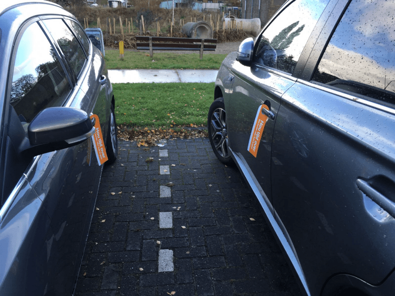 Guerrilla marketing Ziggo Zakelijk campagne