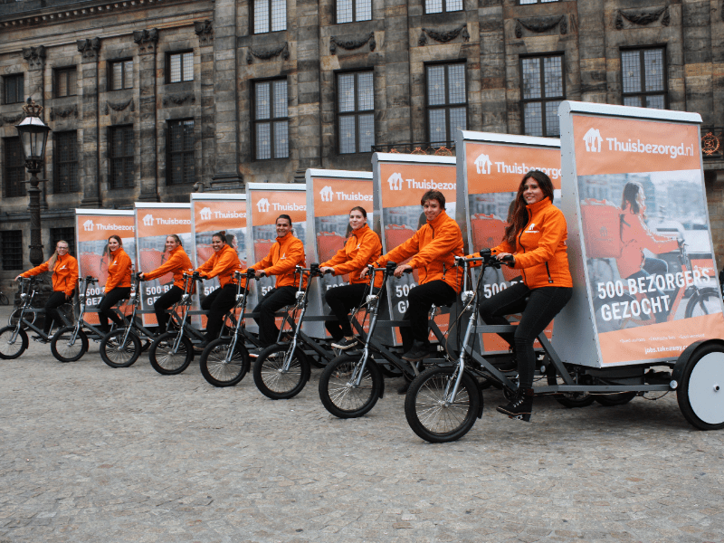 Guerrilla marketing thuisbezorgd campagne
