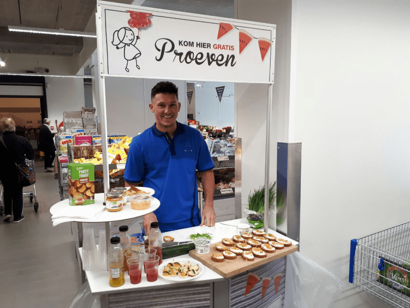 Productdemonstratie Aldi
