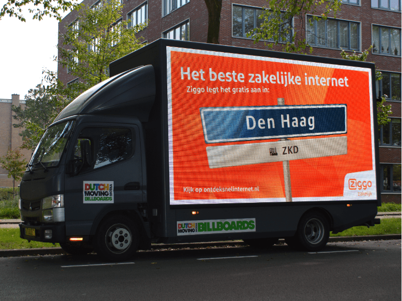 mobiel led scherm ziggo zakelijk