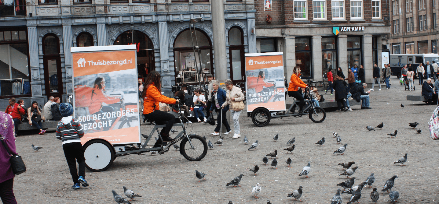 Laat jouw boodschap opvallen met mobiele buitenreclame