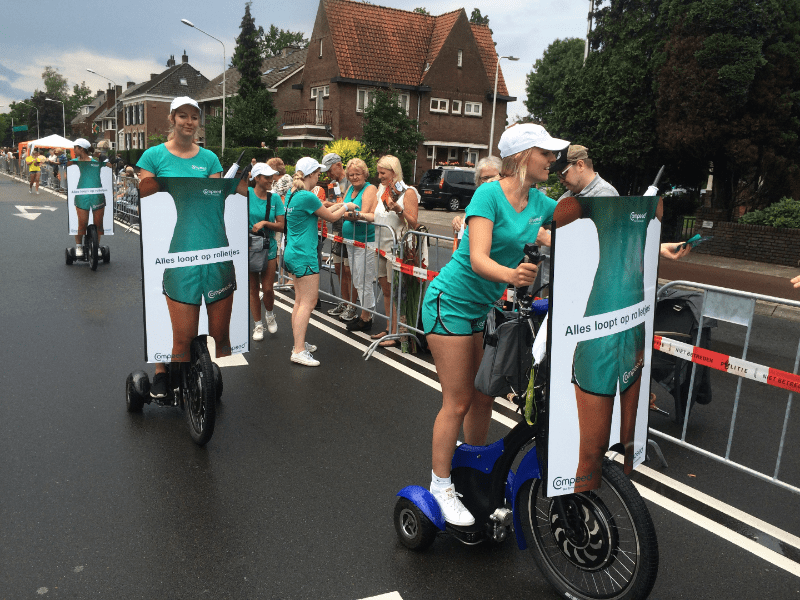 Qugo promotie Compeed met sampling