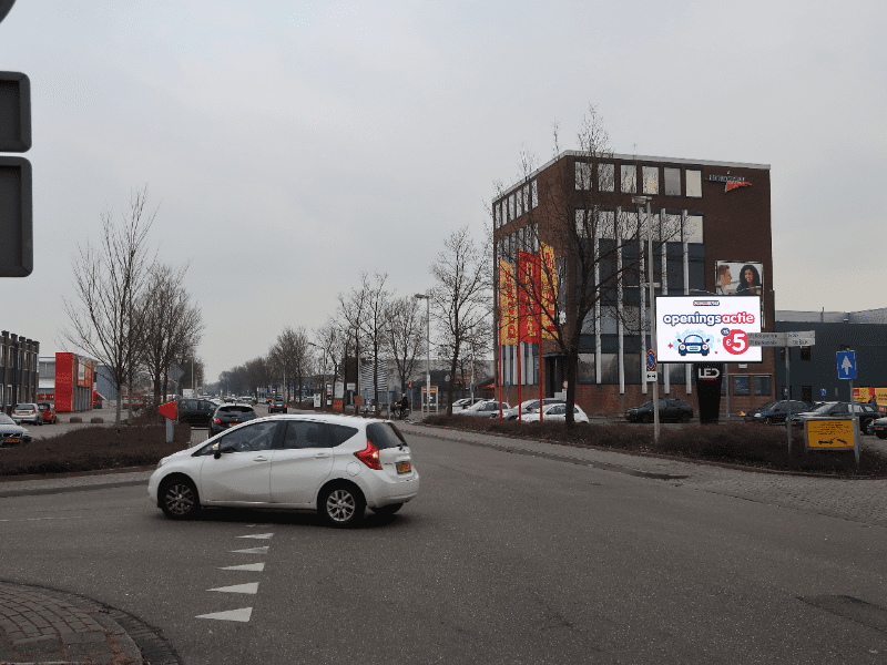 tijdelijk led scherm carwash