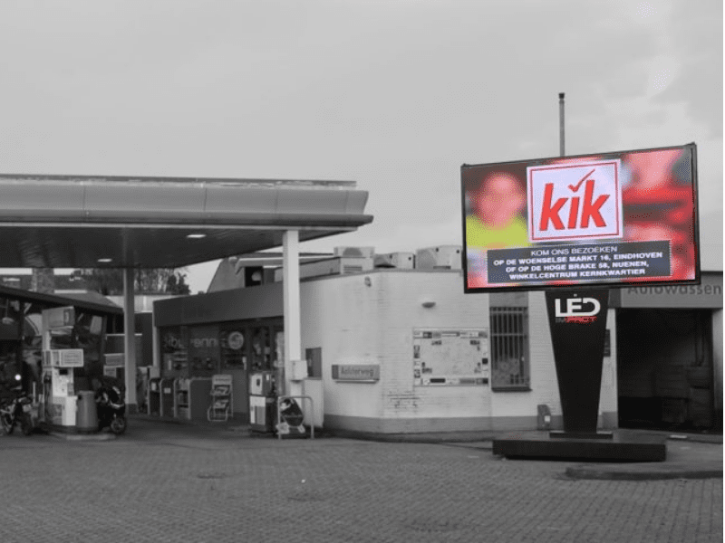 flexibel led scherm kik
