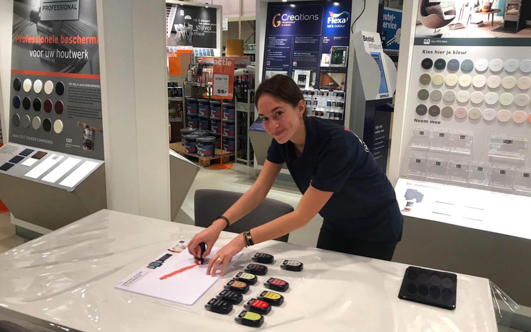 productdemonstratie op winkelvloer